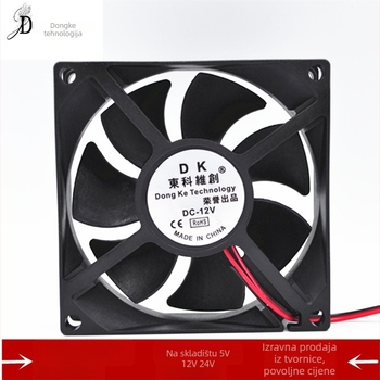 Tišni ventilator za kućište poslužitelja 9025/9225, 5V/12V/24V, s uljnim ležajevima, 3000 RPM, 29 dB