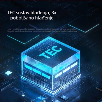 N5 rashladni radijator za mobitel – ABS, magnetni odvojivi stražnji klips, 5000 RPM, tih rad