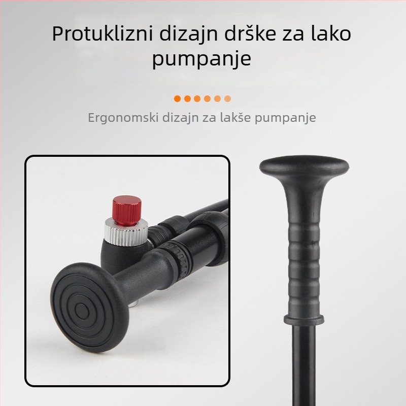 DRCKHROS mini pumpa visokog tlaka od aluminijske legure za cestovne bicikle