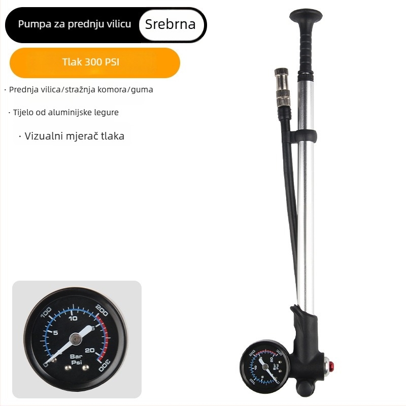 DRCKHROS mini pumpa visokog tlaka od aluminijske legure za cestovne bicikle