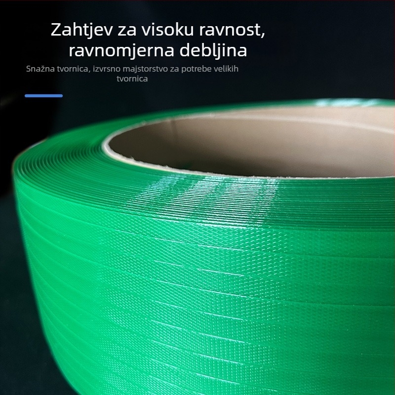 PET plastično-čelični remen za pakiranje, visoka natega 420 kg, rolna Ø400 mm, modeli 1207/1608/1606/1910