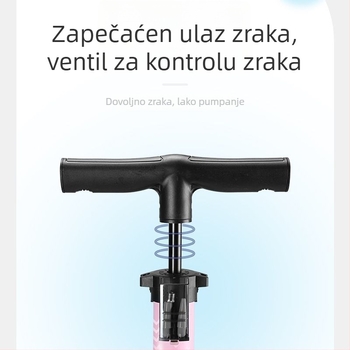 Ručna pumpa za nafukivanje za bicikl i košarku – kućna uporaba, univerzalna kompatibilnost