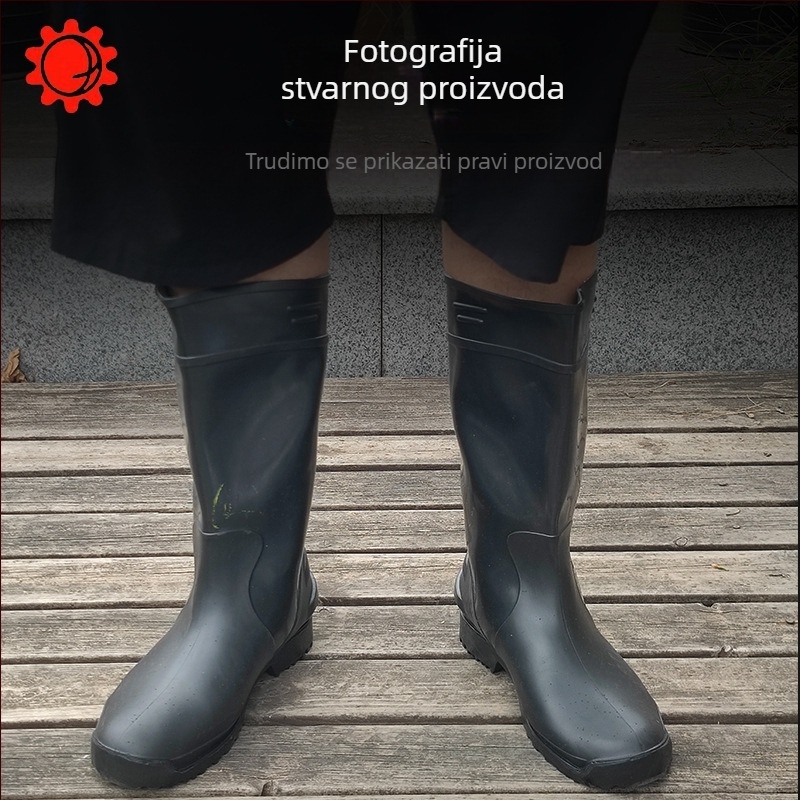 Lair PVC zaštitne čizme za prehrambenu industriju – vodootporne, otporne na ulje, kiseline i lužine