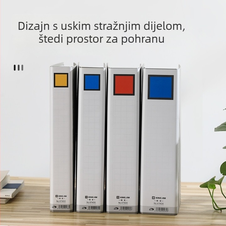 Japanski stil folder s jednim čvrstim klipom, model 978, materijal papir, veličina klipa: A, pogodno za papir A4
