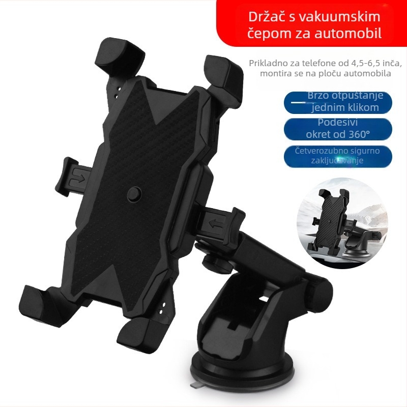 Držač za telefon za motocikl – ABS, otporan na udare, protiv vibracija, prenosni nosač za vozilo, Model L-655