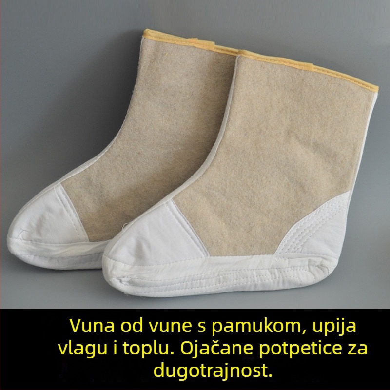 Čarape od vune filca za toplinu, zaštita od hladnoće — Materijal: vuneni filc; Tip: Zadržava toplinu; Funkcija: Drži hladnoću van