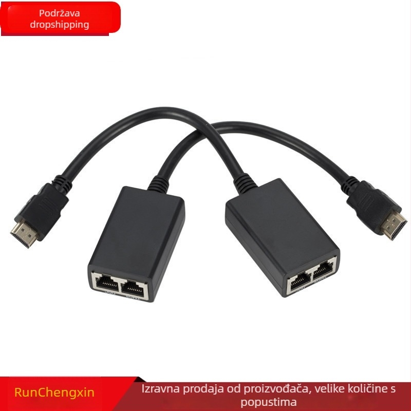 HDMI Extender 30 m, 1080p, prijenos u realnom vremenu, OEM spreman