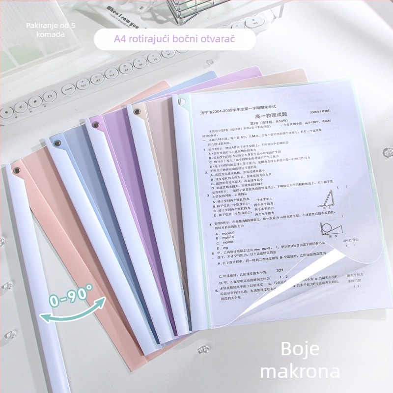 Star Abyss Zl40005 Plastična klipsa s rotirajućim mehanizmom za organizaciju dokumenata