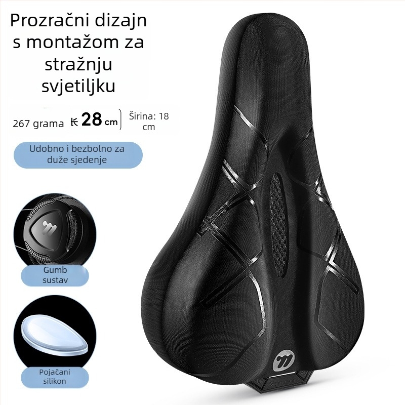 West Rider silikonska navlaka za sjedalo bicikla s automatskim zaključavanjem za cestovne bicikle