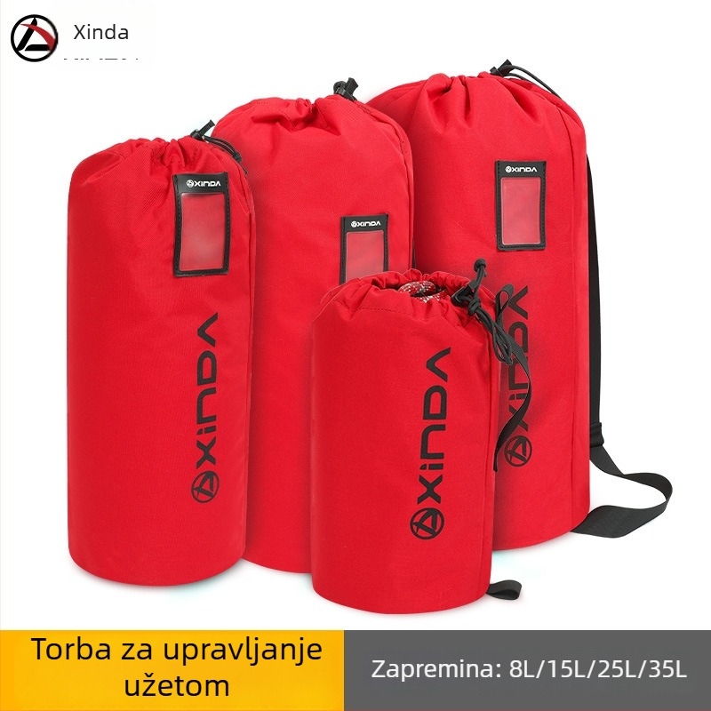 Vanjska višefunkcionalna torba za upravljanje užetom za penjačku opremu — vodootporna i otporna na habanje, torba za pohranu opreme