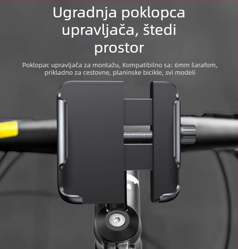 Držač za telefon za motocikl – prilagodljiv, materijal: plastika, stil: općenito (Tip: držač za telefon; Prilagodljivost: Podržano; Materijal: Plastika; Stil: Općenito)