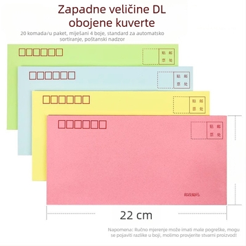 Valentinovo čestitke set – Brand: Three Benefits; Materijal: Papir; 20 listova u paketu; Zapadni stil kuverti; Mogućnost ispisa logotipa; Mogućnost prilagodbe