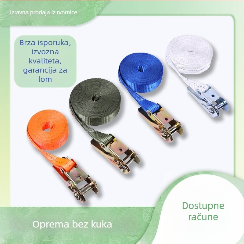 Napinjač s mehanizmom bez kuka za sigurno pričvršćivanje robe