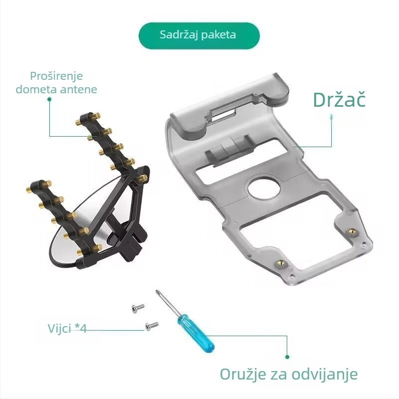 Antenski pojačivač za RC s ekranom za DJI Mini 3 / Mini 3 Pro — pojačanje signala, produljenje dometa