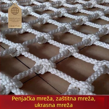 Vanjska dječja penjačka mreža – najlon proširiva mreža, sigurnosna ogradica protiv pada za vanjsko penjanje