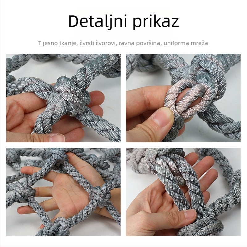 Huhao Penjačka mreža — Zaštitna vanjska mreža za igrališta, zabavne parkove i džungla avanture