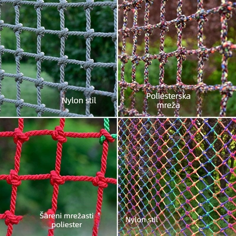 Zaštitna mreža za djecu – Najlon mreža za stepenice i balkonski ograda, mreža protiv pada