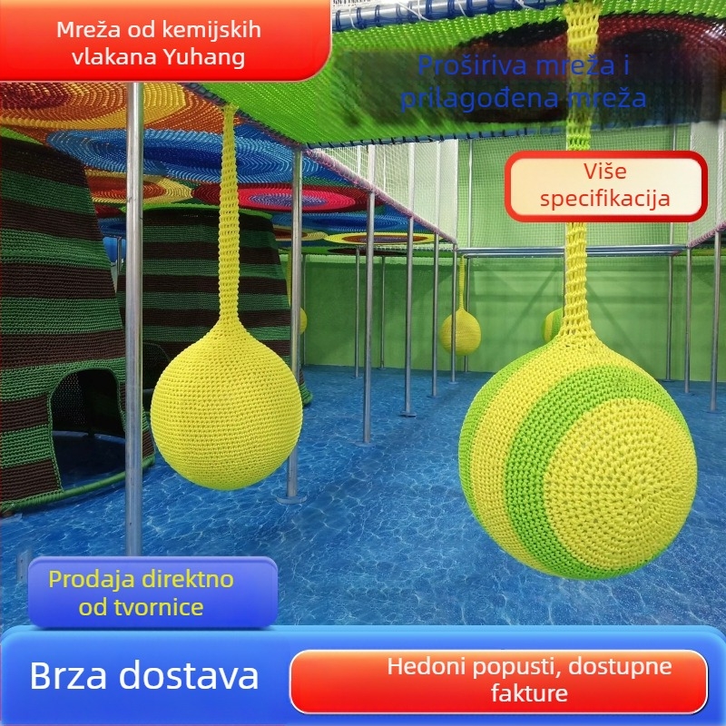 Yuhang Jungle Magic unutarnja/vanjska penjačka mreža za dječje igralište i proširenu obuku