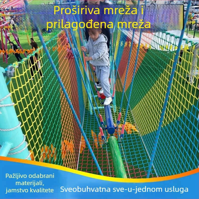 Yuhang Jungle Magic unutarnja/vanjska penjačka mreža za dječje igralište i proširenu obuku