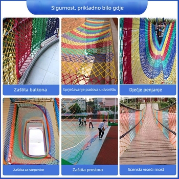 Mreža za penjanje za igralište – najlon, zaštita, sprječavanje pada, izolacija, dekoracija