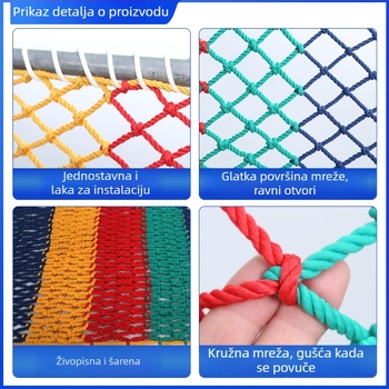 Mreža za penjanje za igralište – najlon, zaštita, sprječavanje pada, izolacija, dekoracija