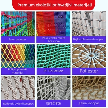 Vanjska trampolinu s mrežom za penjanje za zabavni park – prilagodljiva, bez pogona, Wan xu