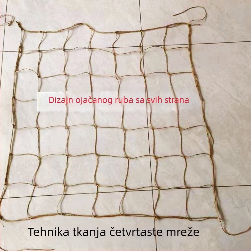 Jutena mreža za penjačice, vrtna rešetka za lozu i povrće