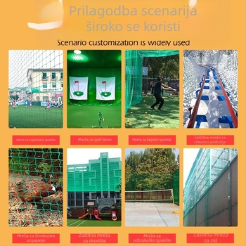 Najlonska mreža protiv padanja za košarkaške i nogometne terene (Brand Guanlin; Porijeklo: Shandong, Kina)