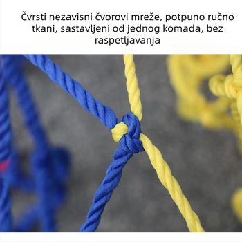 Najlon zaštitna mreža za balkon – dekorativna, zaštita od pada, za balkon, dječje igralište i stepenice (Najlon; uporaba: balkon, igralište, stepenice)