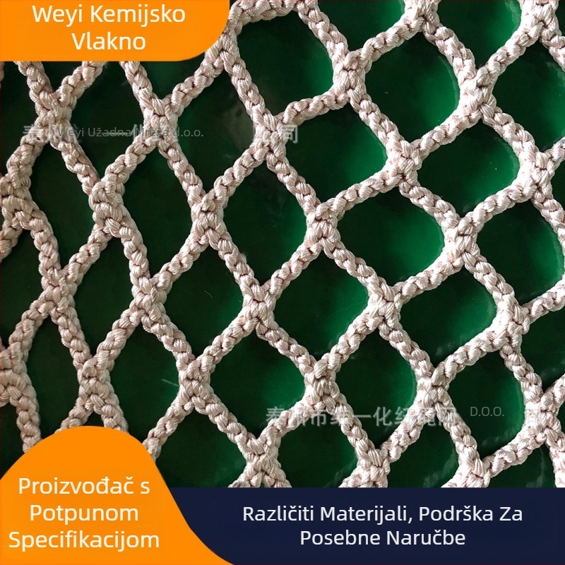 Vanjska mreža za penjanje na drvetu s 12 mm najlonskom užadi, mreža bez čvorova — za penjanje, zaštitu i dekoraciju u zabavnim parkovima, trgovačkim centrima i igralištima