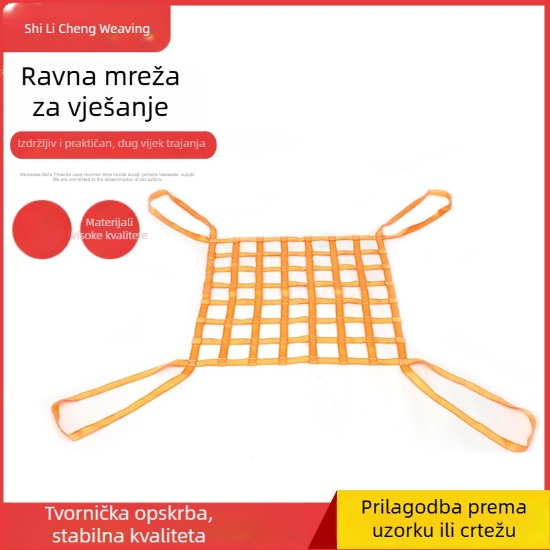 Plošna poliester mreža za podizanje za luku, različitih veličina