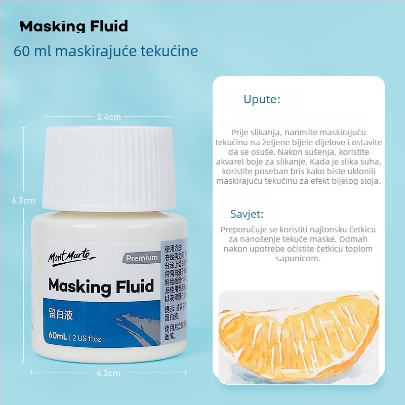 Montmartre Maskirajuća tekućina za akvarel (Brend: Montmartre; Materijal: akvarelna boja; Pakiranje: kolor kutija; Upotreba: slikanje akvarelom; IP dozvola: Ne)