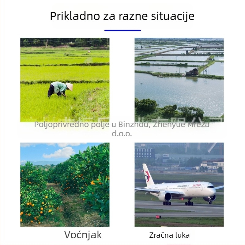 Zaštitna najlonska mreža protiv ptica za voćnjake, polja i ribnjake — Zhenyue