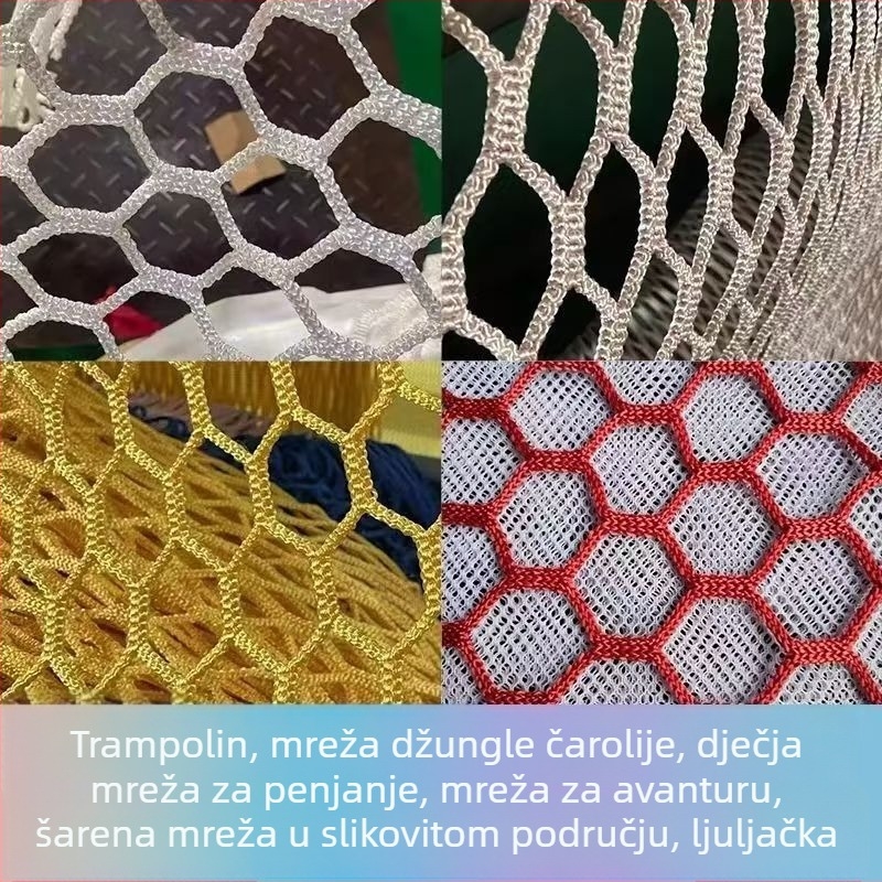Vanjska dječja mreža Džungla čarolija – proširiva mreža za penjavanje, bezuzlna sigurnosna mreža, zaštitna ograda za atrakcijske zone