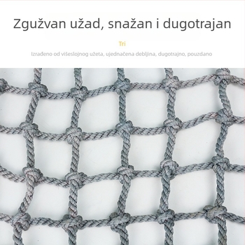 Mreža za penjanje za vrtić, ručno čvorast dizajn, Hu Hao brend, sigurnosna ograda za vanjske treninge, mogućnost prilagodbe