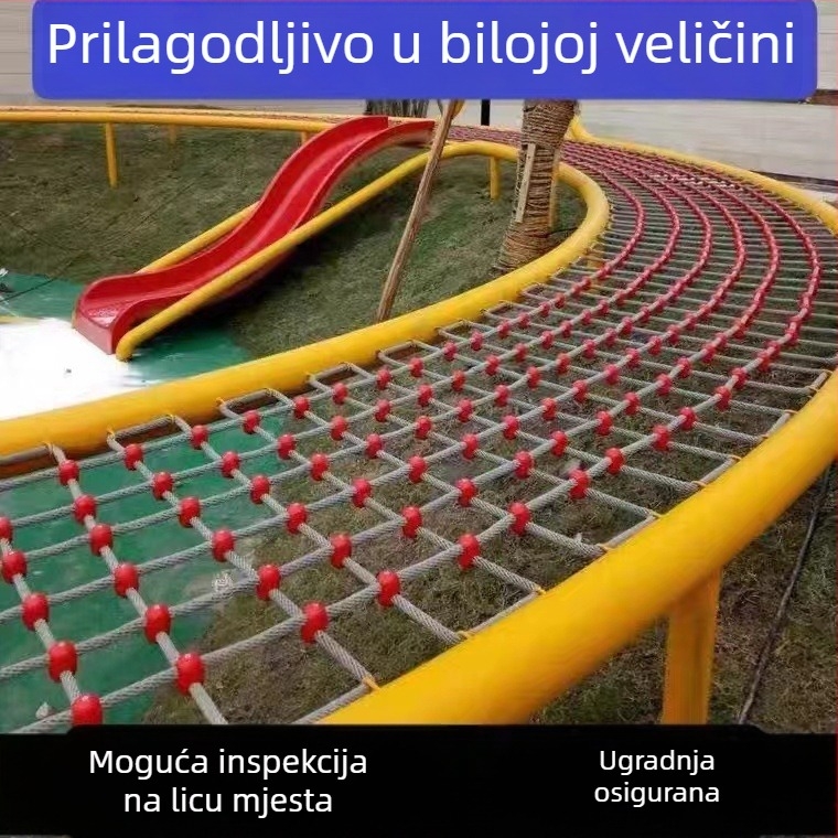 Vanjska dječja penjačka mreža, najlon, zaštita od pada, za vrtiće i igrališta, marka Shengtong
