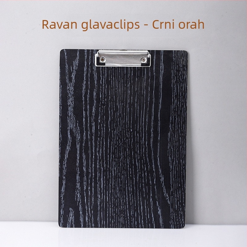 A4 drveni klipbord s 120 mm klamrom, prilagodljiv za dokumente