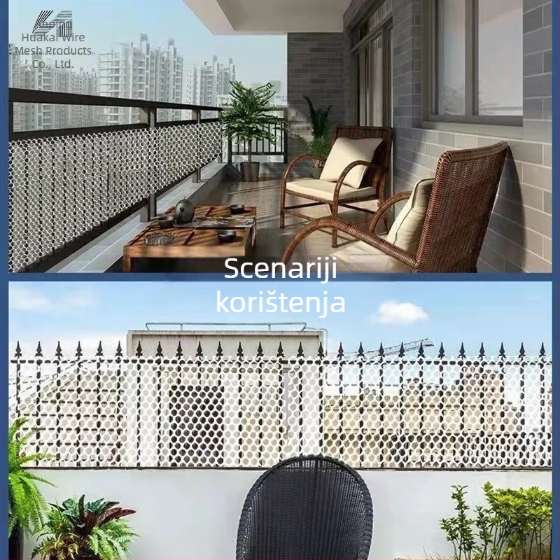 Debljana plastična mreža za prozore i balkon, otporna na starenje, zaštita od mačaka i padova