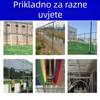 Sigurna mreža za ogradu igrališta: poliester/nylon, zaštita ograde, za igrališta, stepenice i balkone