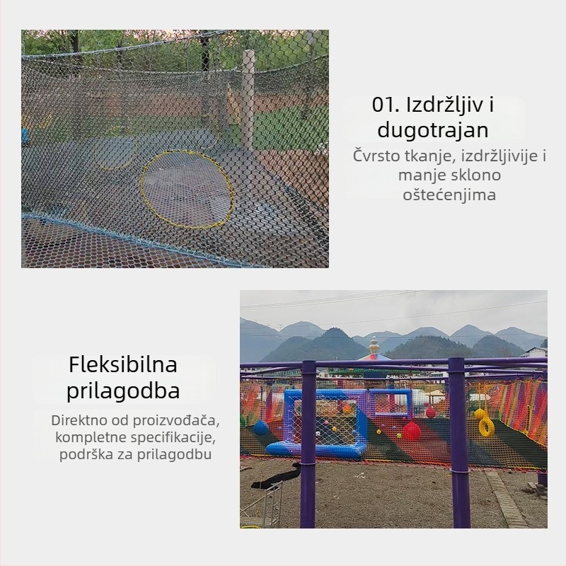 Vanjska mreža za trampolin – Šumska tema, penjačka mreža za dječje igralište, sigurnosna zaštita, porijeklo Shandong, brand Hongxuan