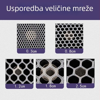 Balkonska zaštitna mreža od plastične mreže za perad (pile i patke) – Cheng pu