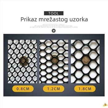 Plastična zaštitna mreža za balkon i uzgoj, vanjski nepropusni ograda