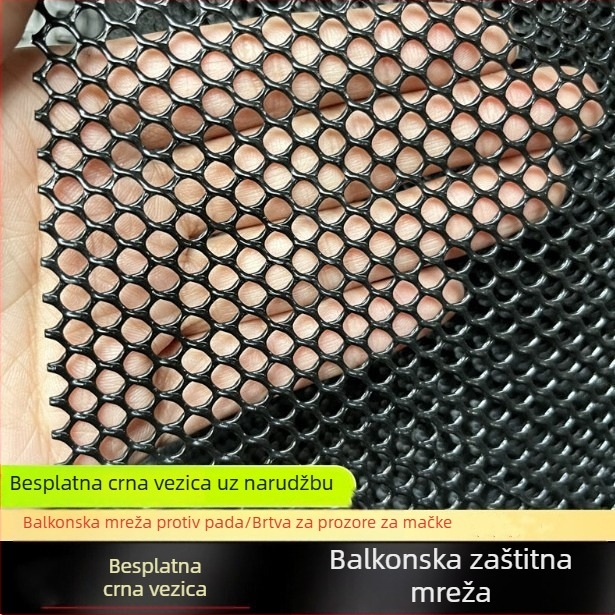 Plastična zaštitna mreža za balkon i uzgoj, vanjski nepropusni ograda