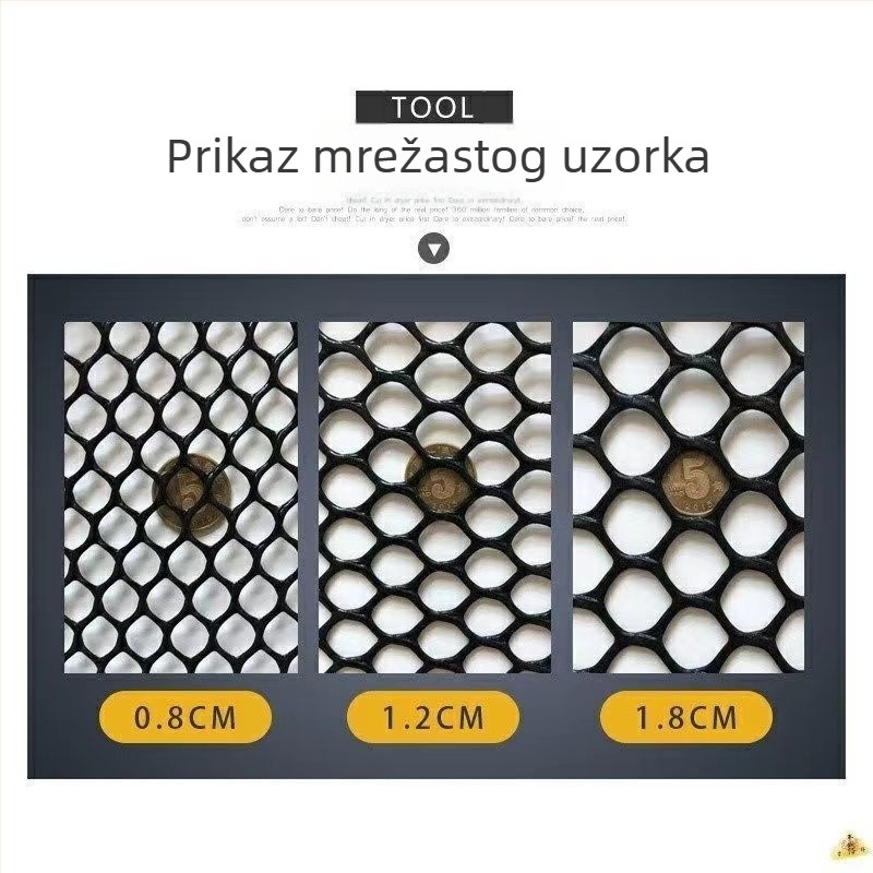 Plastična zaštitna mreža za balkon i uzgoj, vanjski nepropusni ograda