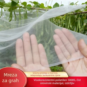 Polietilenska mreža za penjanje biljaka, otvori 10–100 mesh, promjer žice 10–22 mm, vijek trajanja 3–6 godina