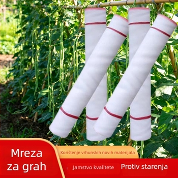 Polietilenska mreža za penjanje biljaka, otvori 10–100 mesh, promjer žice 10–22 mm, vijek trajanja 3–6 godina