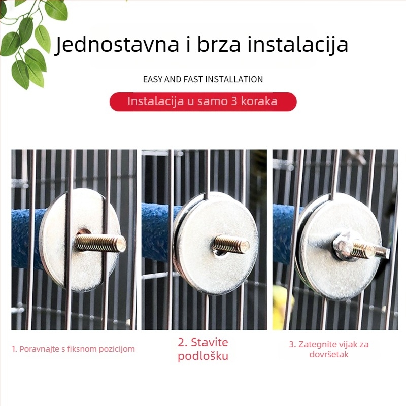 Igračka za ptice s štapićem za oštrenje kandži i ljestvicom za penjanje, Tiger Skin Peony dizajn; za odrasle ptice; bez uvoza