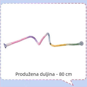 Igračka za penjanje papagaja od pamučne užadi s okretljivom ljestvicom – žvačkasta igračka za odrasle ptice