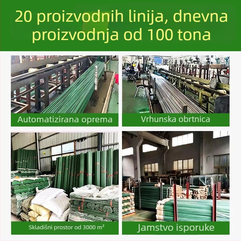 Domineering penjača pergola – okvir od plastificirane čelične cijevi, potpora za grah, loofah i krastavce