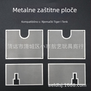 Henglong 3818-1 Tiger RC Tenk Set za nadogradnju s metalnom zaštitnom mrežom